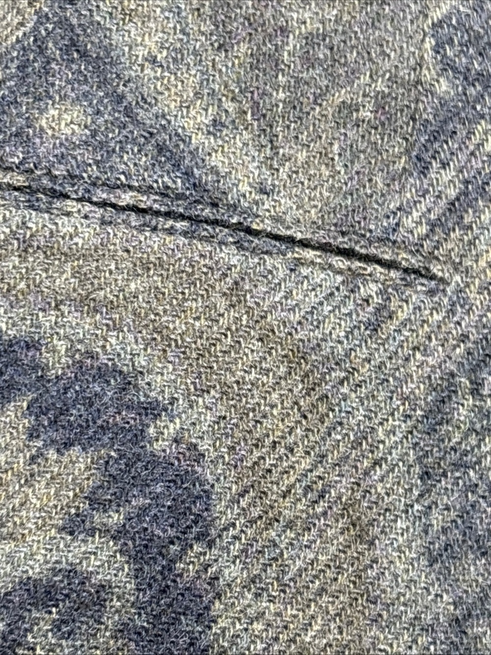 Ralph Lauren Black Label Paisley Print Shacket Made In USA Size 6 100% Wool - Picture 5 of 10